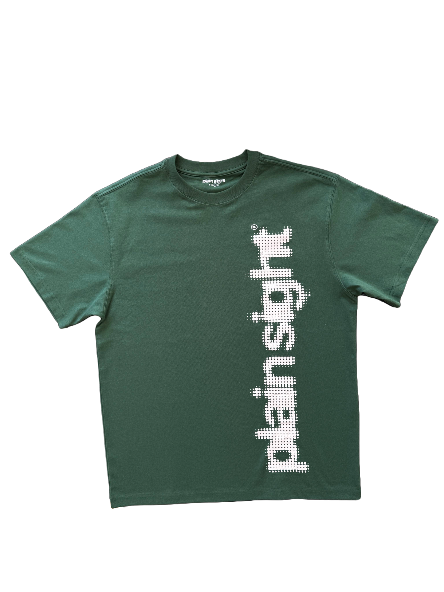Green Halftone Logo T- Shirt