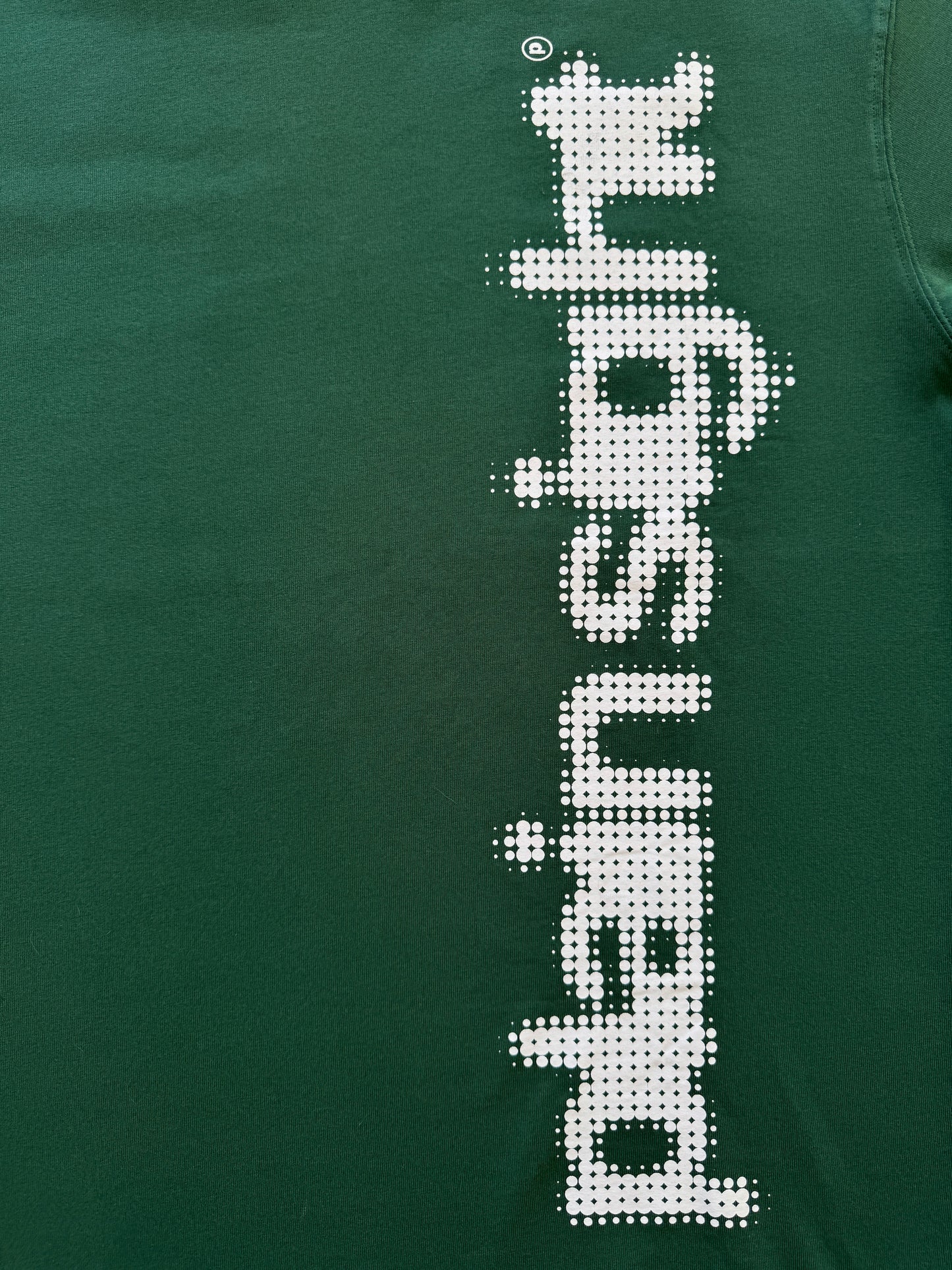 Green Halftone Logo T- Shirt