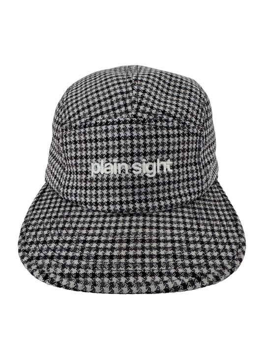 Grey Harris Tweed Cap
