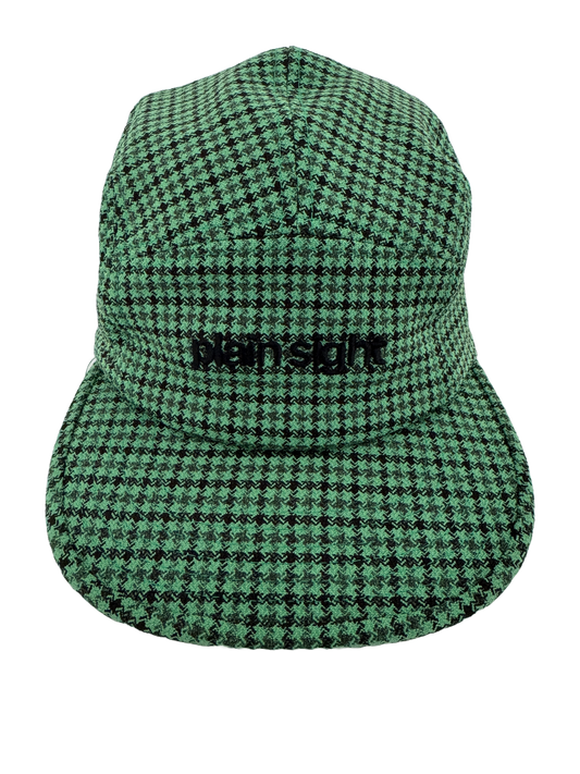 Green Harris Tweed Cap