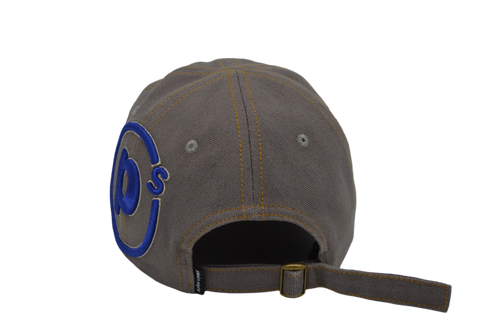 Grey 6 Panel Baseball cap
