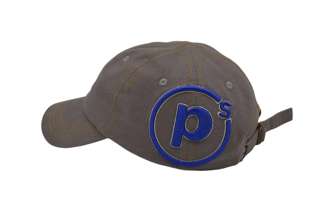Grey 6 Panel Baseball cap
