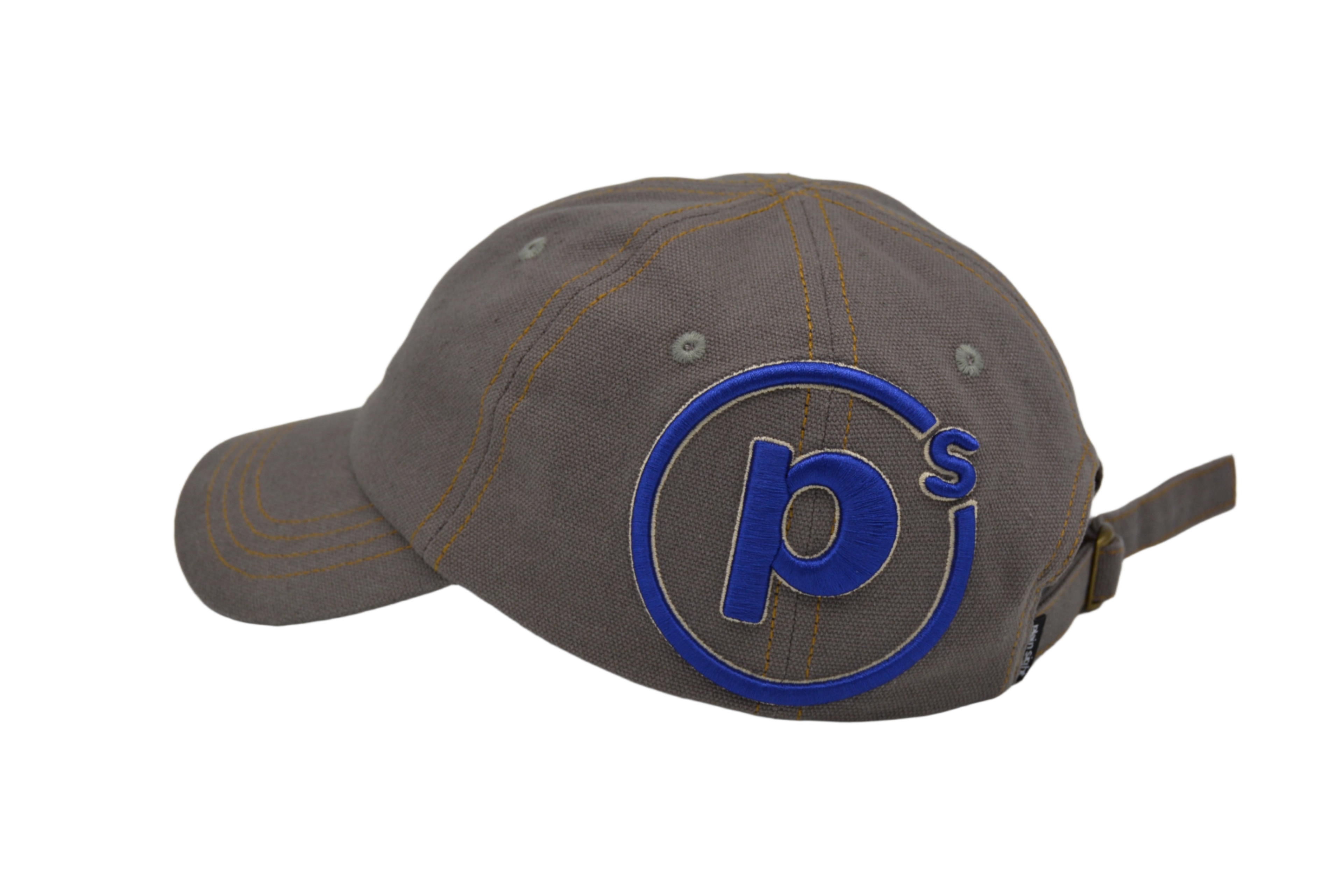 Grey 6 Panel Baseball cap