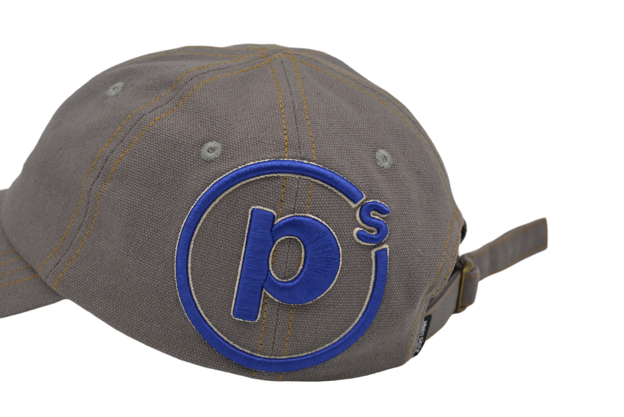 Grey 6 Panel Baseball cap