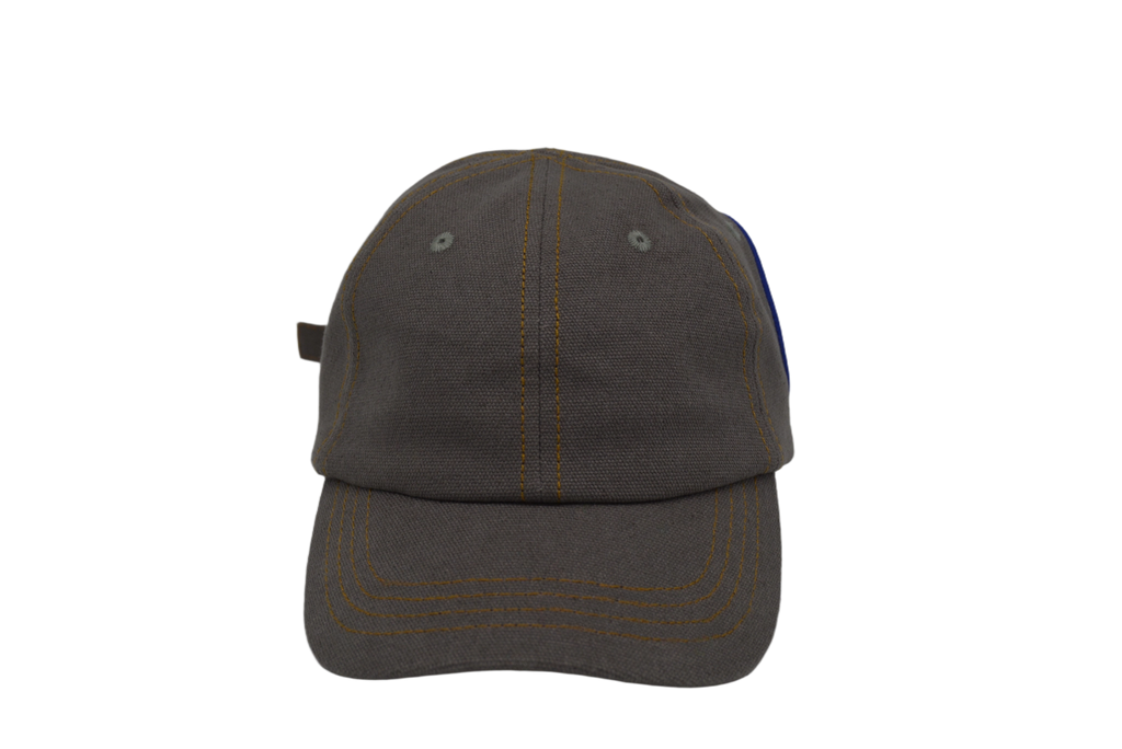 Grey 6 Panel Baseball cap