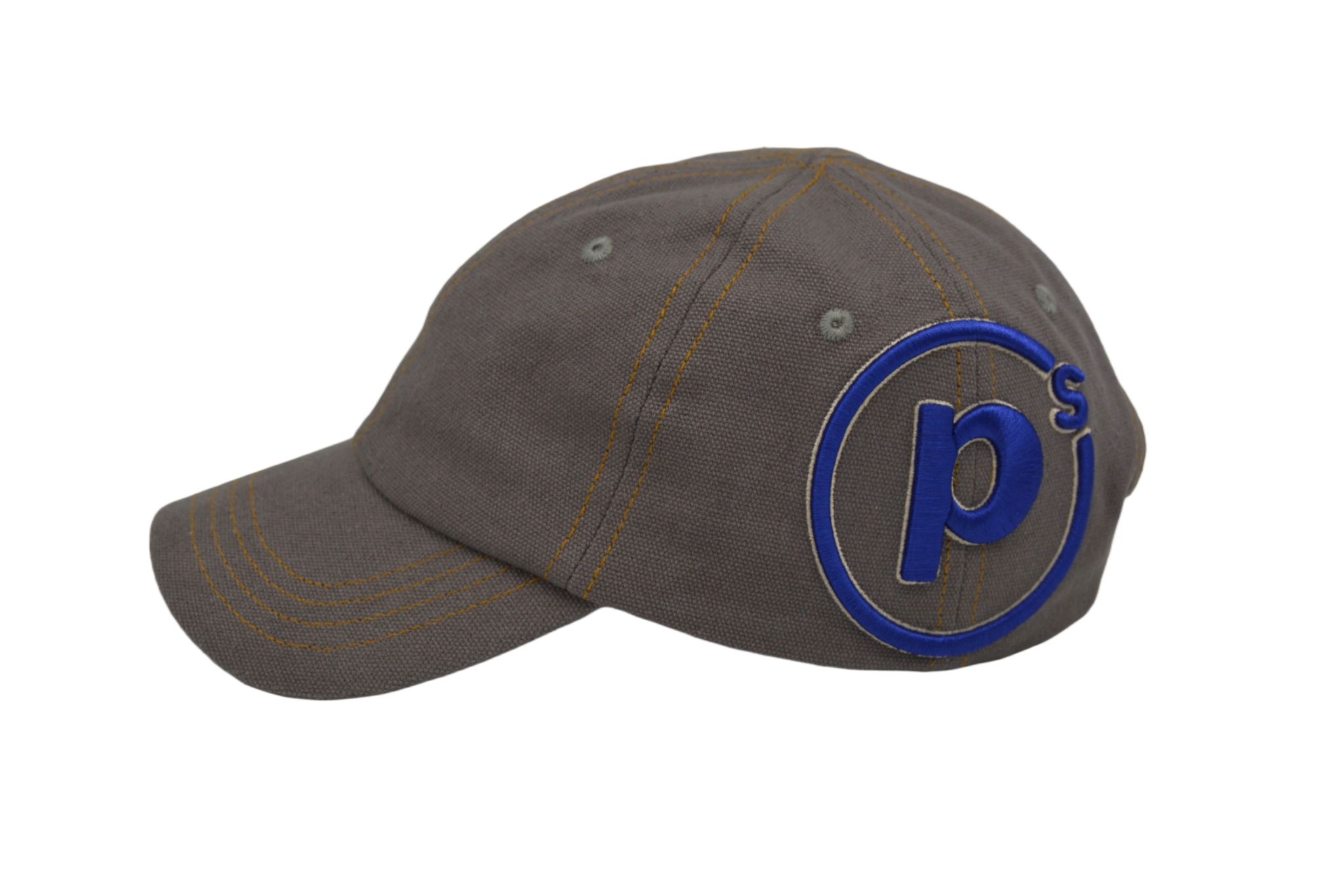 Grey 6 Panel Baseball cap