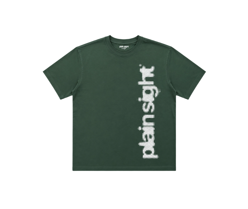 Green Halftone Logo T- Shirt