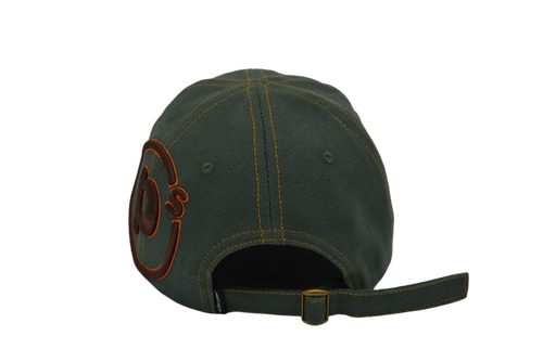 Green 6 Panel Baseball cap