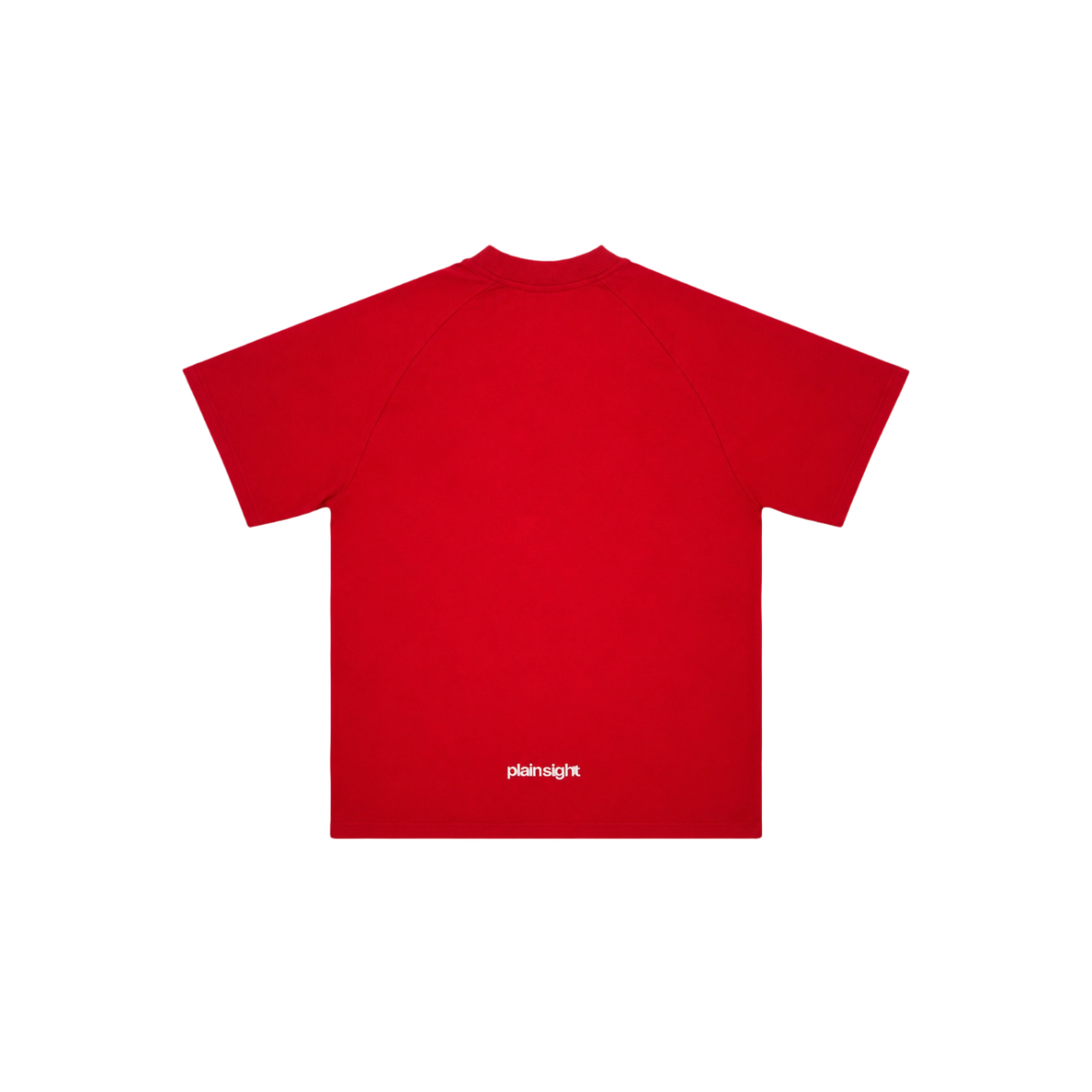 Red Raglan Cut T-shirt