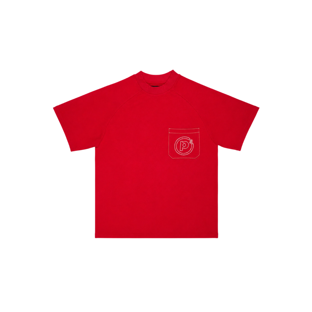 Red Raglan Cut T-shirt